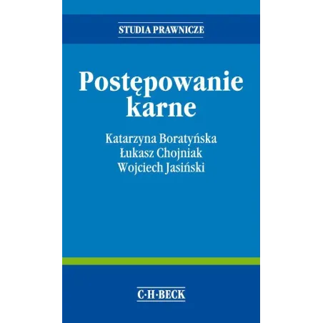 POSTĘPOWANIA KARNE Łukasz Chojniak - C.H. Beck