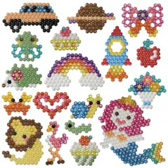 KUFEREK ARTYSTY AQUABEADS 1200 KORALIKÓW W WALIZCE + AKCESORIA 4+