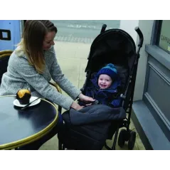 ŚPIWOREK CZARNY + POKROWIEC 2W1 COMFI-SNUG CUDDLECO