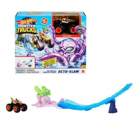 MAŁY ZESTAW KASKADERSKI + POJAD HOT WHEELS MATTEL 4+