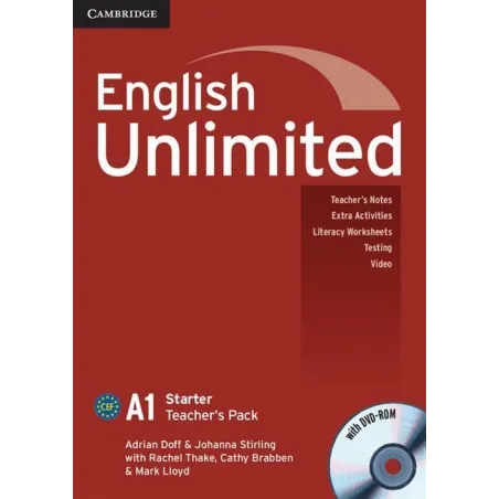 ENGLISH UNLIMITED STARTER TEACHERS PACK + DVD Adrian Doff - Cambridge University Press