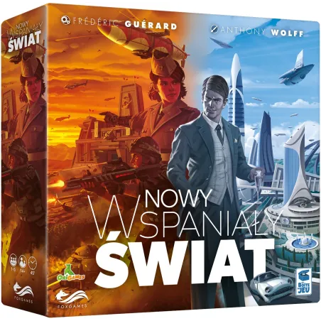NOWY WSPANIAŁY ŚWIAT GRA PLANSZOWA 14+