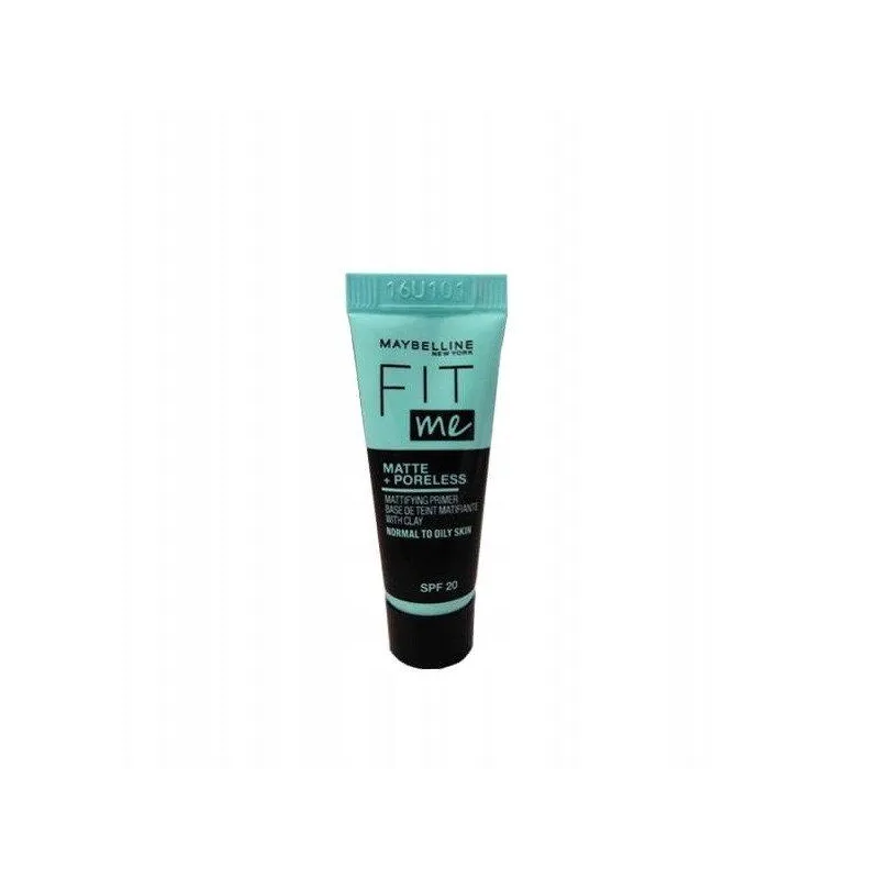 MAYBELLINE FIT ME BAZA POD MAKIJAŻ Z GLINKĄ SPF20 10 ML – CERA NORMALNA I TŁUSTA