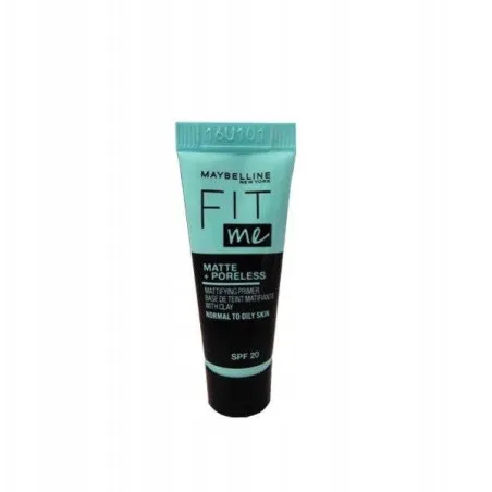 MAYBELLINE FIT ME BAZA POD MAKIJAŻ Z GLINKĄ SPF20 10 ML – CERA NORMALNA I TŁUSTA