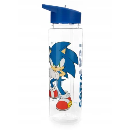 Bidon Sonic The Hedgehog Bidon 700 Ml – Licencjonowana Butelka Na Napoje Ze Słomką