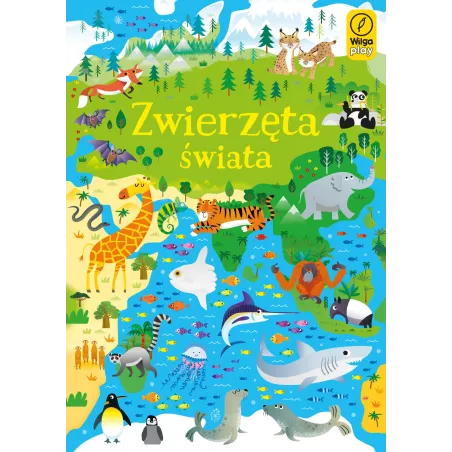 Zwierzęta Świata Książka I Puzzle 200 Elementów Wilga Play 5+