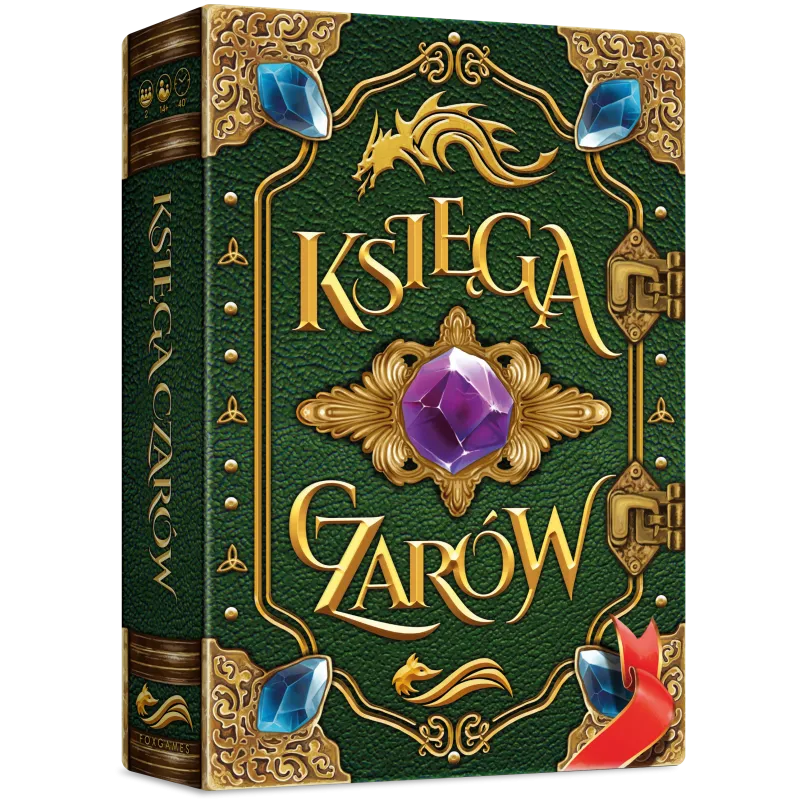 KSIĘGA CZARÓW GRA KARCIANA 2 GRACZY FOXGAMES 14+