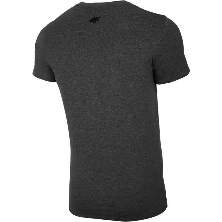4F Koszulka Męska Sportowa T-Shirt Szary Slim Fit Rozmiar S Tsm005