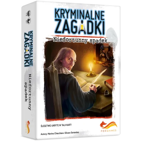 KRYMINALNE ZAGADKI: NIEFORTUNNY SPADEK – GRA LOGICZNA FOXGAMES 12+