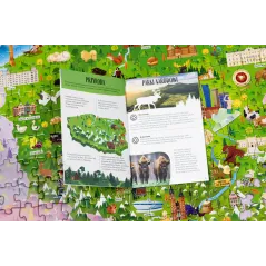Polska Puzzle Edukacyjne 210 Elementów Z Książką Wilga Play Poznawaj Baw Się Odkrywaj