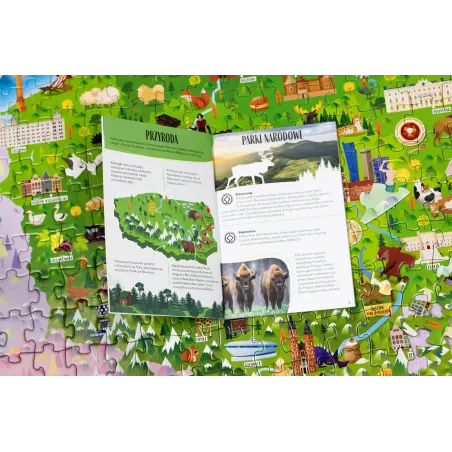 Polska Puzzle Edukacyjne 210 Elementów Z Książką Wilga Play Poznawaj Baw Się Odkrywaj