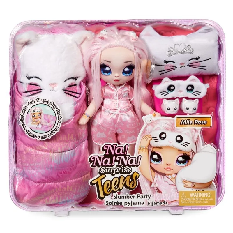 LALKA NA! NA! NA! SURPRISE MILA ROSE PIŻAMA PARTY 3+