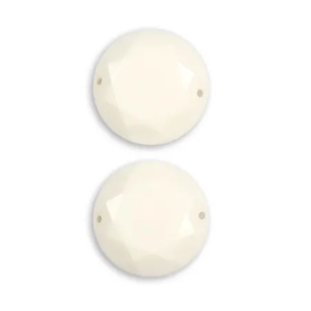 KORALIKI OZDOBNE BIAŁE 2 SZTUKI 2.8 CM - Rico Design GmbG & Co.