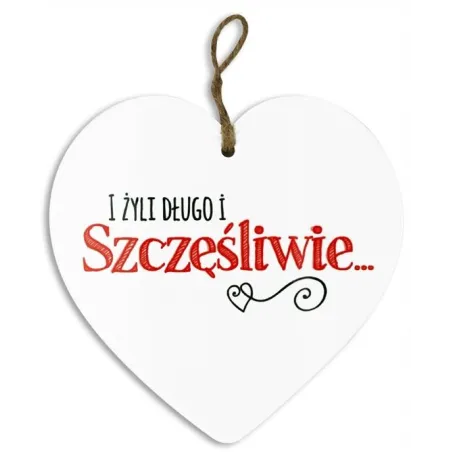ZAWIESZKA SERCE CERAMICZNE I ŻYLI DŁUGO I SZCZĘŚLIWIE ...