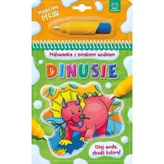 DINUSIE. MALOWANKA Z PISAKIEM WODNYM 3+ - Aksjomat