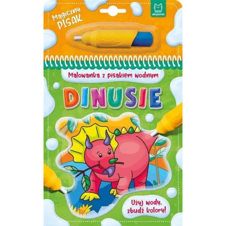 Dinusie. Malowanka Z Pisakiem Wodnym 3+ Dinusie. Malowanka Z Pisakiem Wodnym 3+