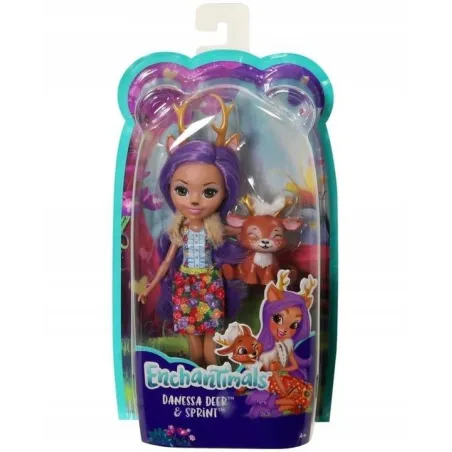 ENCHANTIMALS LALKA ZE ZWIERZĄTKIEM MATTEL 3+
