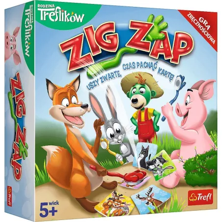 ZIG ZAG RODZINA TREFLIKÓW GRA ZRĘCZNOŚCIOWA TREFL 5+