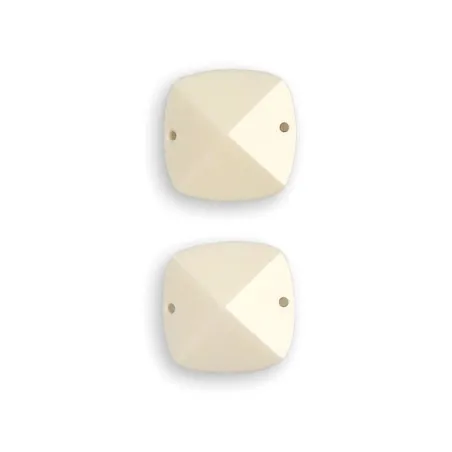 KORALIKI OZDOBNE BIAŁE 2 SZTUKI 2.4 X 2.4 CM - Rico Design GmbG & Co.