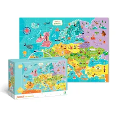 MAPA EUROPY PUZZLE 100 ELEMENTÓW DODO 5+
