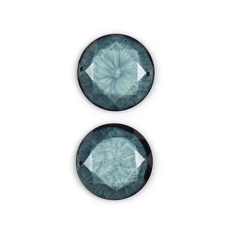 KORALIKI OZDOBNE NIEBIESKIE 2 SZTUKI 2.8 CM - Rico Design GmbG & Co.