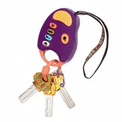 INTERAKTYWNY ZESTAW KLUCZY SAMOCHODOWYCH DLA DZIECI 10M+ B.TOYS