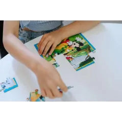 Puzzle 3W1 Myszka Miki Z Przyjaciółmi 106 Elementów Trefl 3+