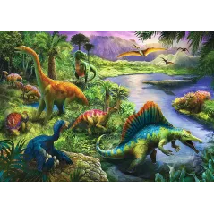 Puzzle Drapieżne Dinozaury 200 Elementów Trefl 7+