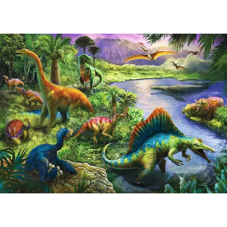 Puzzle Drapieżne Dinozaury 200 Elementów Trefl 7+
