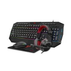 ZESTAW GAMINGOWY HAVIT KB501CM 4W1 KLAWIATURA MYSZ SŁUCHAWKI PODKŁADKA