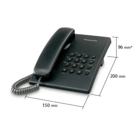 Telefon Stacjonarny Panasonic Kx-Ts500Pdb Z Funkcją Redial