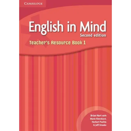 ENGLISH IN MIND 1 TEACHERS RESOURCE BOOK PODRĘCZNIK NAUCZYCIELA Brian Hart - Cambridge University Press
