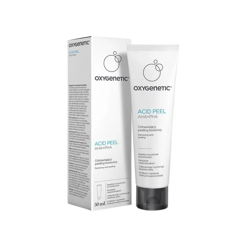 OXYGENETIC ACID PEEL AHA+PHA ODNAWIAJĄCY PEELING KWASOWY 50 ML