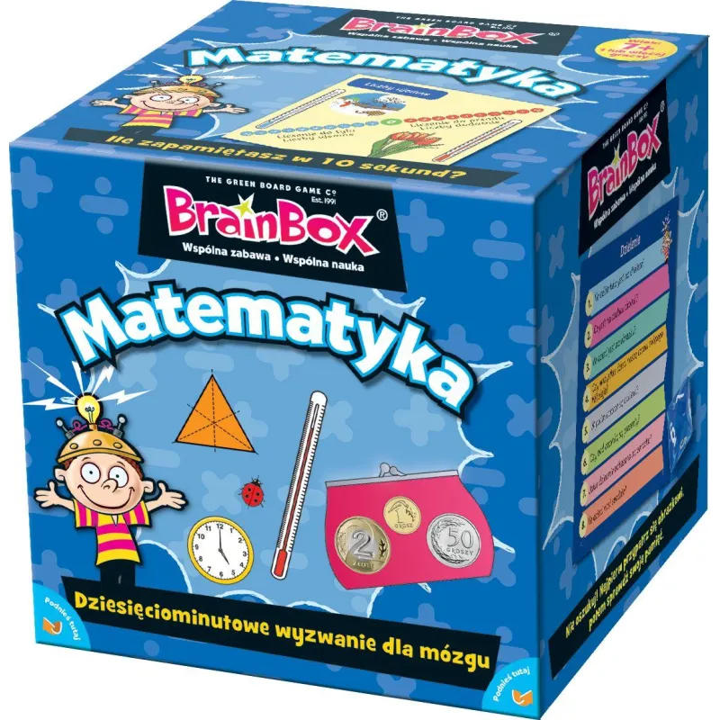 BRAINBOX MATEMATYKA GRA EDUKACYJNA REBEL 8+