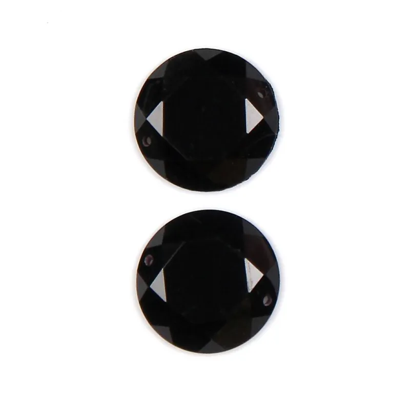 KORALIKI OZDOBNE CZARNE 2 SZTUKI 2.8 CM - Rico Design GmbG & Co.
