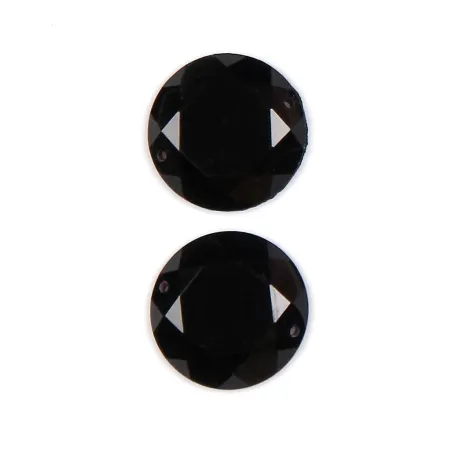 KORALIKI OZDOBNE CZARNE 2 SZTUKI 2.8 CM - Rico Design GmbG & Co.