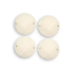 KORALIKI OZDOBNE BIAŁE 4 SZTUKI 1.8 CM - Rico Design GmbG & Co.