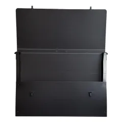 Teczka Na Rysunki B2 50X70 Cm Czarna Polipropylenowa Z Paskiem I Rączką Leniar Ii Gatunek