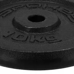 OBCIĄŻENIE ŻELIWNE 10 KG TALERZ NA HANTLE SZTANGE 29 MM SPOKEY SINIS