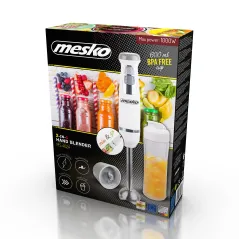 BLENDER RĘCZNY 2W1 Z BIDONEM 600 ML 1000 W MESKO MS4624