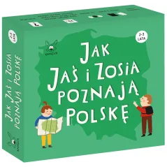 JAK JAŚ I ZOSIA POZNAJĄ POLSKĘ GRA EDUKACYJNA KANGUR 2-3 LATA