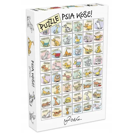 PUZZLE PSIA KOŚĆ! 1000 ELEMENTÓW 10+