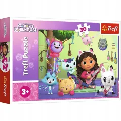 PUZZLE GABI I JEJ UROCZY DOMEK 30 ELEMENTÓW TREFL 3+