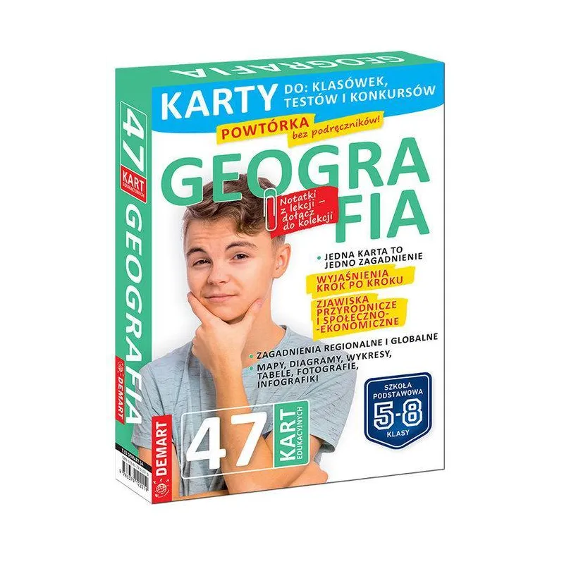 GEOGRAFIA KARTY EDUKACYJNE DLA KLAS 5-8 - Demart