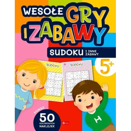 WESOŁE GRY I ZABAWY SUDOKU I INNE ZABAWY 5+ - Dragon