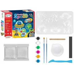 ODLEWY GIPSOWE KOSMOS – ZRÓB TO SAM ZESTAW MAGNESÓW DIY DLA DZIECI 5+