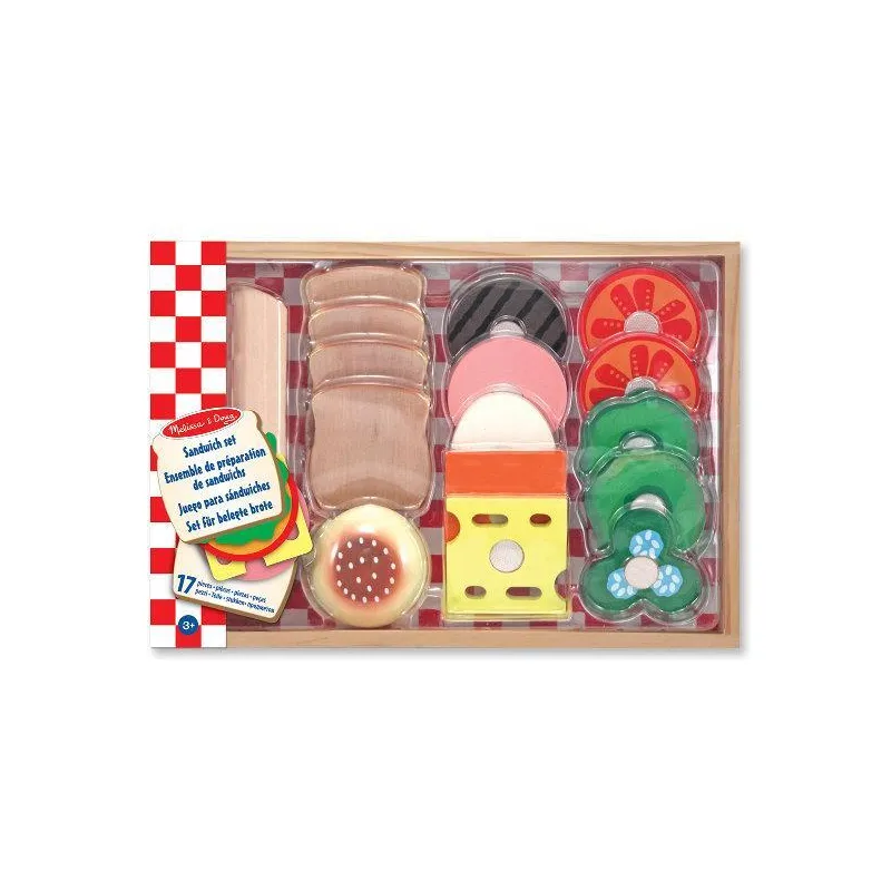 KANAPKI DREWNIANE DO KROJENIA MELISSA & DOUG 3+