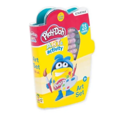 ZESTAW ARTYSTYCZNY 28 ELEMENTÓW PLAY-DOH 3+ - Starpak