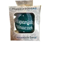 MIGAJĄCA BOMBKA LED WSPANIAŁY WNUCZEK