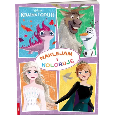 Disney Kraina Lodu 2. Naklejam I Koloruję